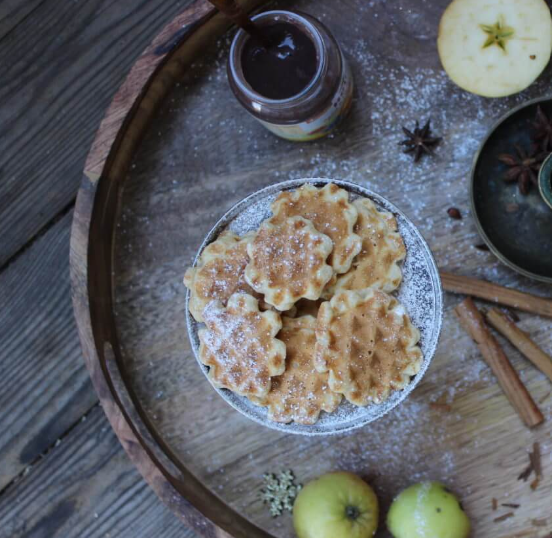 Apple Cinnamon Waffles