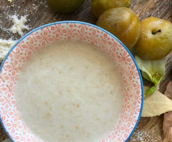 Milk-cereal-porridge for dinner