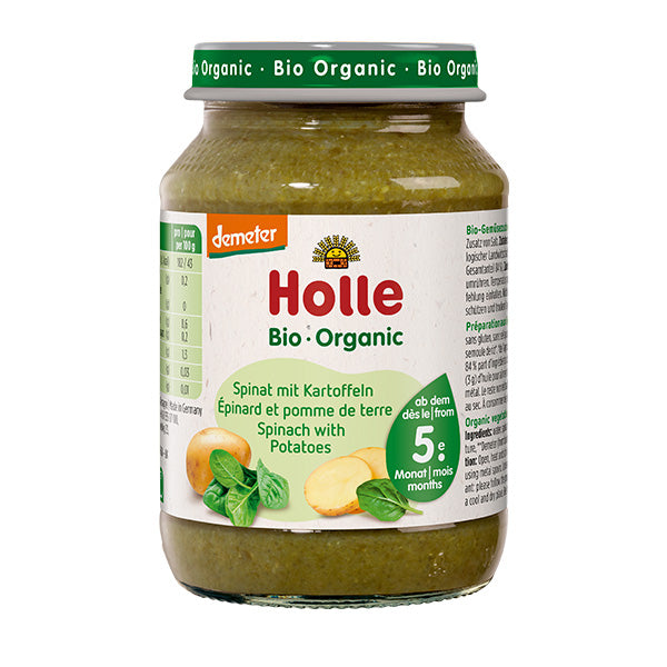 Organic Spinach with Potatoes Baby Food