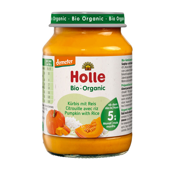 Organic Pumpkin with Rice Baby Food