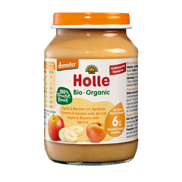 Organic Apple & Banana with Apricot Baby Food