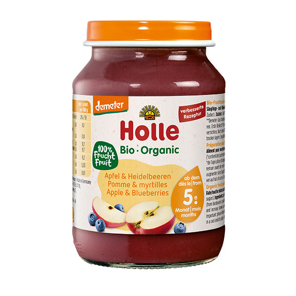 Organic Apple & Blueberries Baby Food
