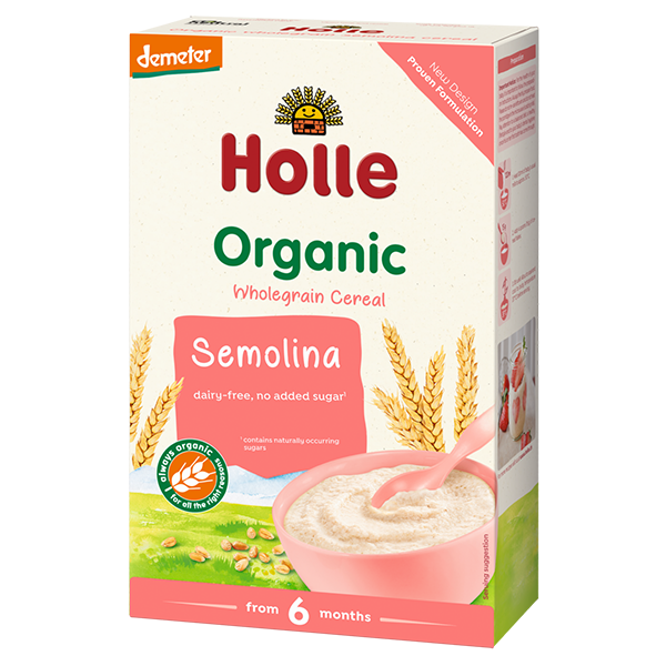 Organic Semolina Baby Porridge - CRUMPLED CORNERS