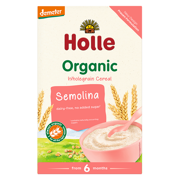 Organic Semolina Baby Porridge - CRUMPLED CORNERS