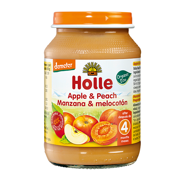 Organic Apple & Peach Baby Food